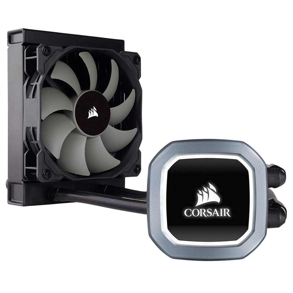 CORSAIR Hydro Series H60 AIO Liquid CPU Cooler, 120mm Radiator, 120mm SP Series PWM Fan