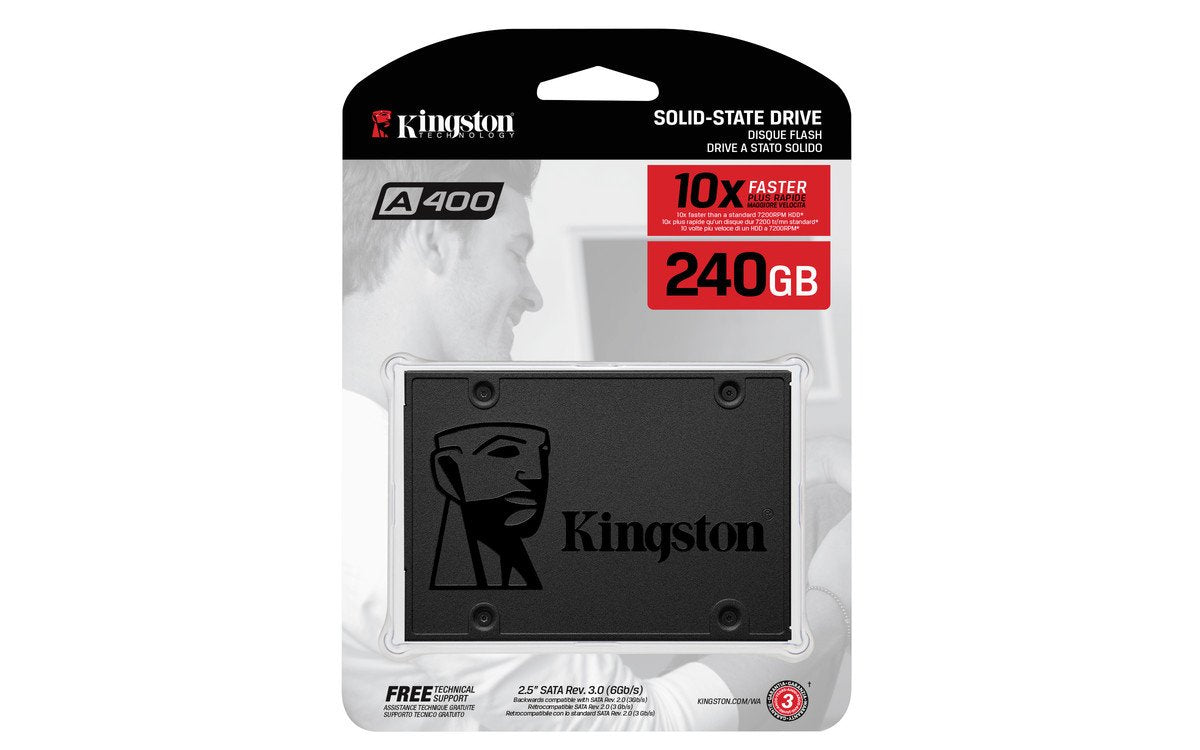 Kingston 240GB A400 SSD 2.5'' SATA 7MM 2.5-Inch SA400S37/240G