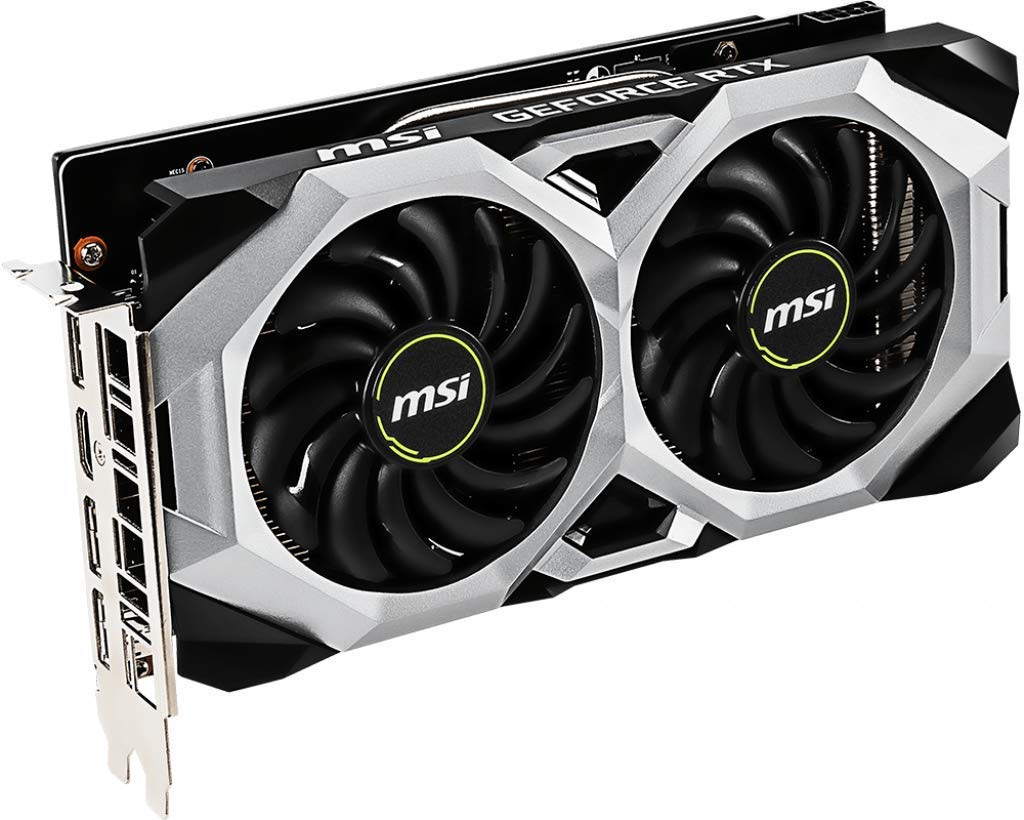 MSI GAMING GeForce RTX 2060 6GB GDRR6 192-bit HDMI/DP Ray Tracing Turing Architecture VR Ready Graphics Card (RTX 2060 VENTUS 6G OC)