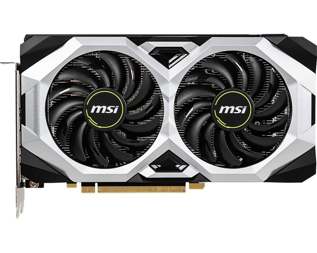 MSI GAMING GeForce RTX 2060 6GB GDRR6 192-bit HDMI/DP Ray Tracing Turing Architecture VR Ready Graphics Card (RTX 2060 VENTUS 6G OC)