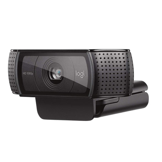 Logitech C920S Pro HD Webcam with Privacy Shutter - Widescreen Video Calling and Recording, 1080p Camera, Desktop or Laptop Webcam, Black_with Shutter
