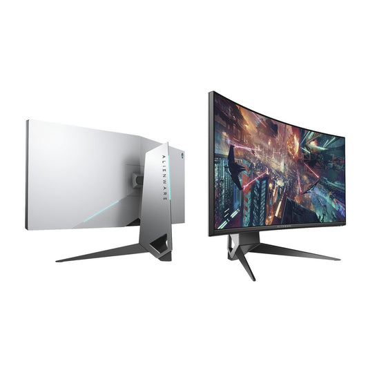 Dell Alienware 1900R 34.1", Curved Gaming Monitor LED-Lit, WQHD 3440 x 1440p Resolution, 4ms 120Hz Overclocked Refresh Rate, NVIDIA G-Sync, 21:9 Aspect Ratio, HDMI, Display Port, 4x USB 3.0, AW3418DW
