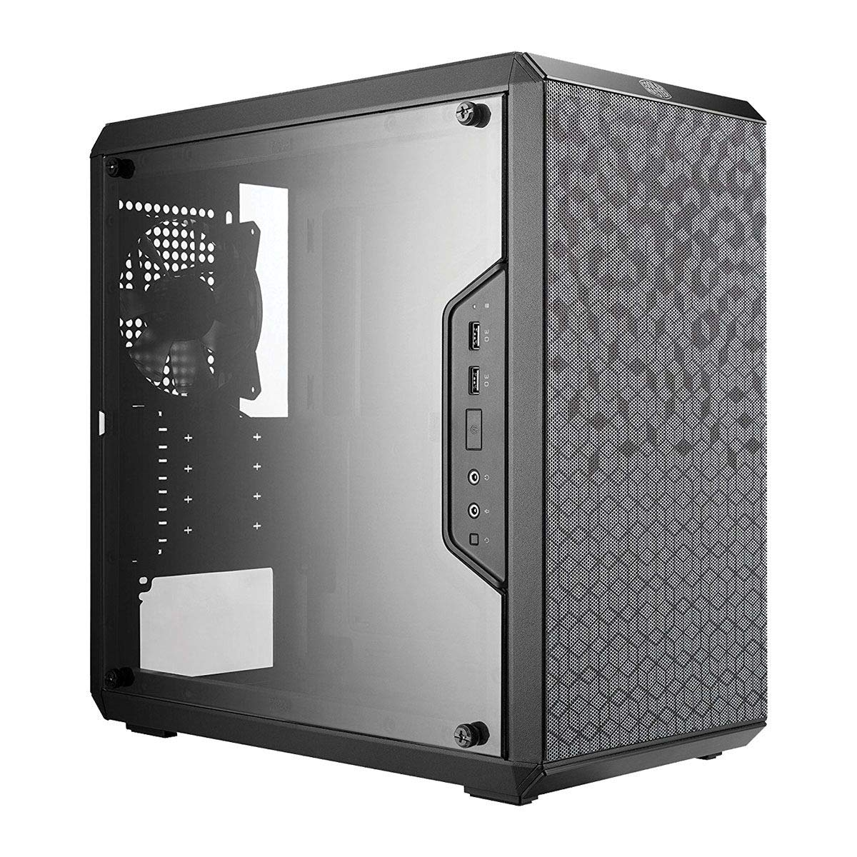 MasterBox Q300L mATX Case w/Magnetic Design Dust Filter, Transparent Acrylic Side Panel, Air Flow Performance by Cooler Master