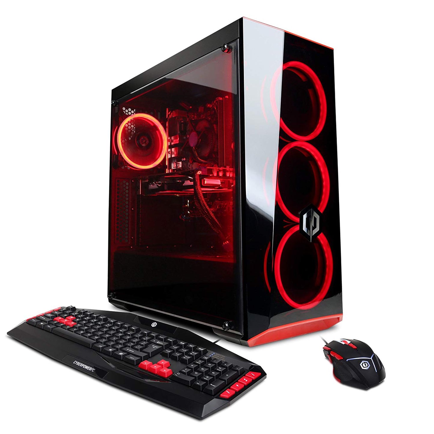 CYBERPOWERPC Gamer Xtreme VR GXiVR8100A Gaming PC (Intel i7-8700 3.2GHz, 16GB DDR4, NVIDIA GeForce GTX 1060 3GB, 120GB SSD+1TB HDD & Win10 Home) Black