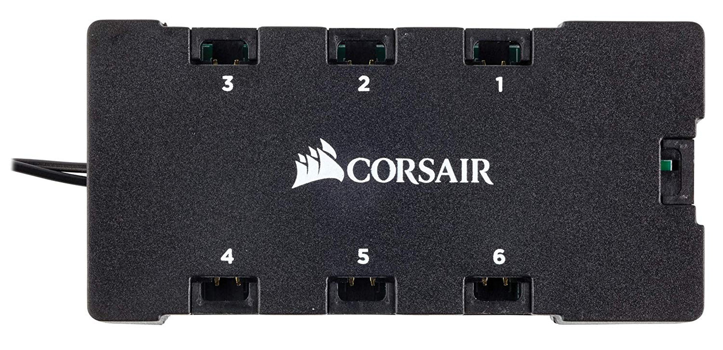 CORSAIR LL Series, LL120 RGB, 120mm RGB LED Fan, Triple Pack with Lighting Node PRO- White