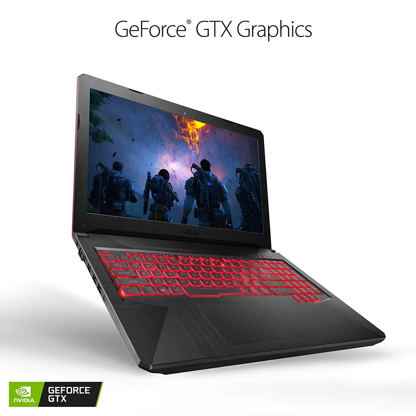 ASUS TUF Gaming Laptop FX504 15.6” 3ms Full HD IPS-level, Intel Core i5-8300H Processor, NVIDIA GeForce GTX 1060, 8GB DDR4, 256GB M.2 SSD, Gigabit WiFi, Windows 10 - FX504GM-WH51