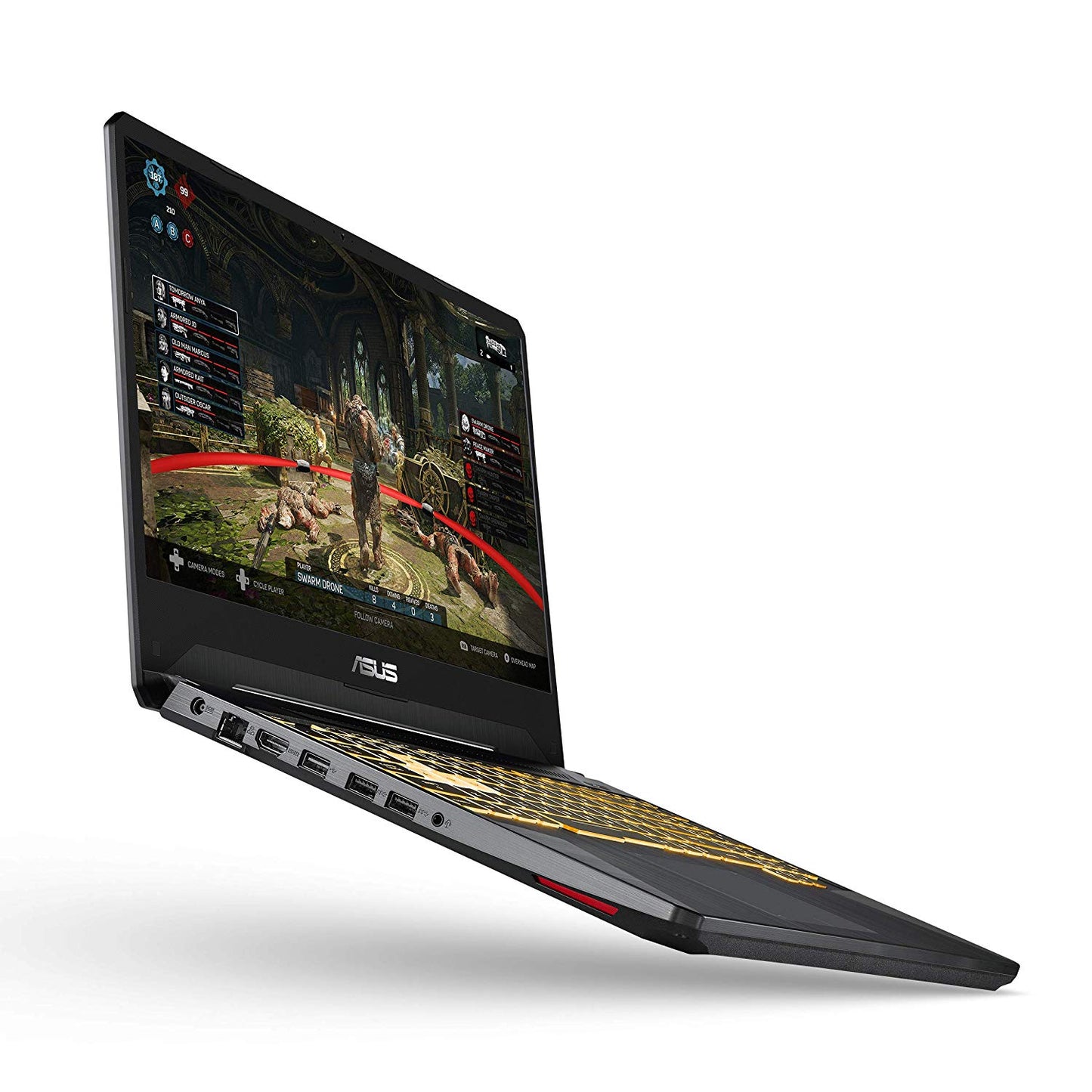 ASUS TUF (2019) Gaming Laptop, 15.6” 120Hz Full HD IPS-Type, AMD Ryzen 7 3750H, GeForce GTX 1660 Ti, 16GB DDR4, 256GB PCIe SSD + 1TB HDD, Gigabit WiFi 5, Windows 10 Home, TUF505DU-EB74