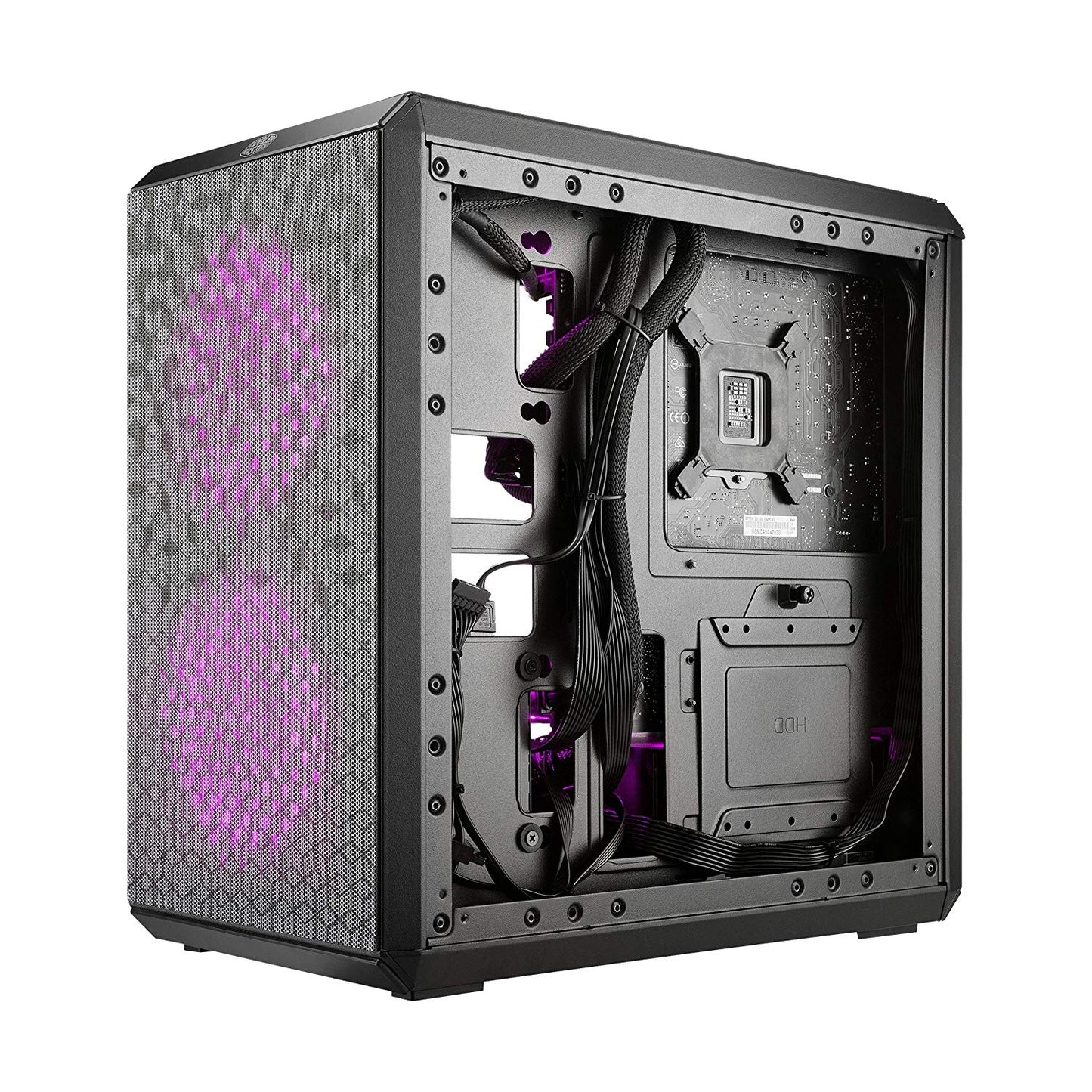 MasterBox Q300L mATX Case w/Magnetic Design Dust Filter, Transparent Acrylic Side Panel, Air Flow Performance by Cooler Master